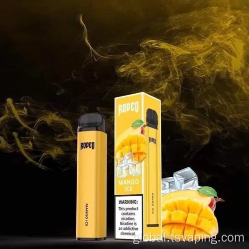 China OEM/ODM Vaporizor Rodeo 1600 Puffs Disposable Vape Pen Supplier